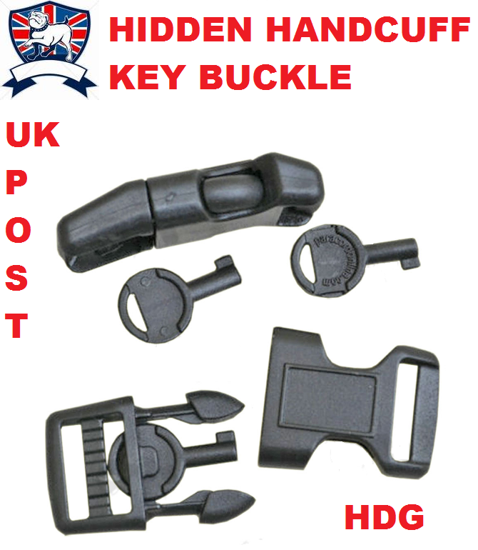 side release buckle with handcuff key